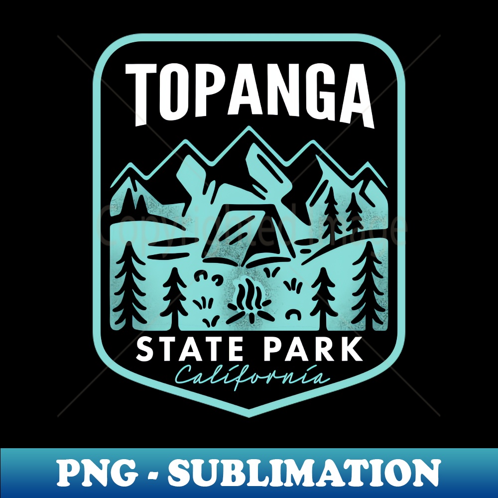 Topanga State Park California 1 - Premium Sublimation Digital Download
