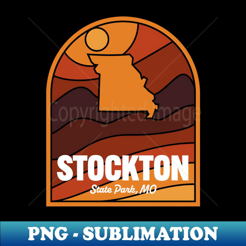 Stockton State Park Missouri 1 - Signature Sublimation PNG File