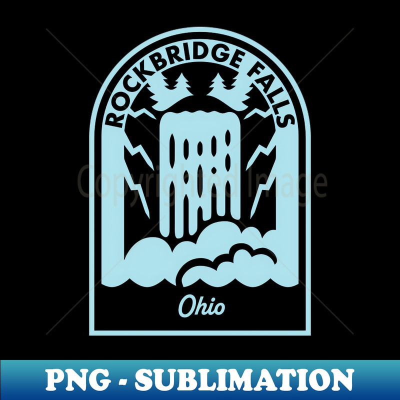 Rockbridge Falls Ohio - High-Resolution PNG Sublimation File