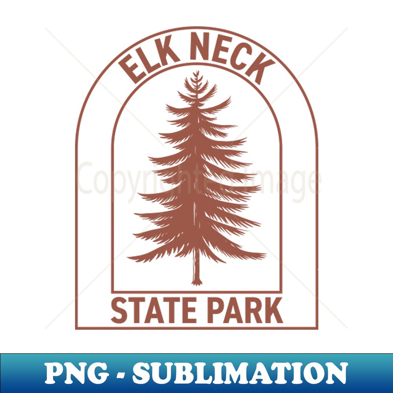 Elk Neck State Park Maryland Vintage Tree - Signature Sublimation PNG File