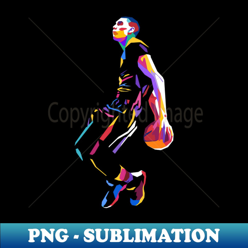 Basketball Pop Art - PNG Transparent Sublimation File
