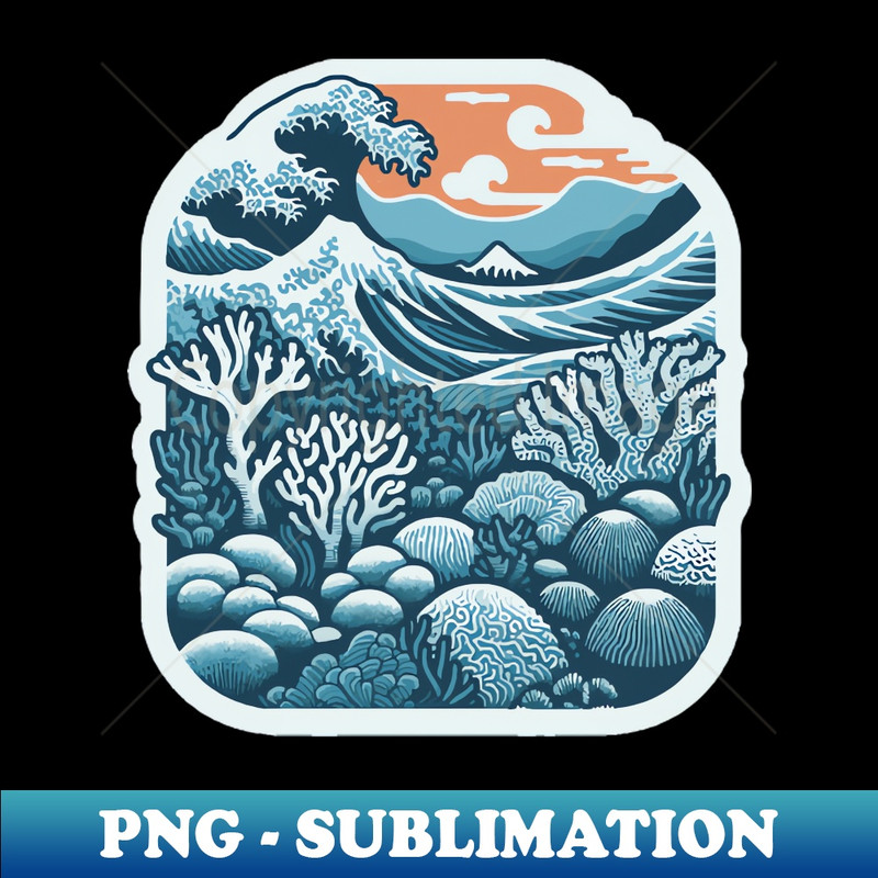 Coral Reef - Decorative Sublimation PNG File