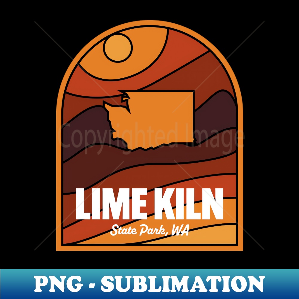 Lime Kiln State Park Washington - Artistic Sublimation Digital File