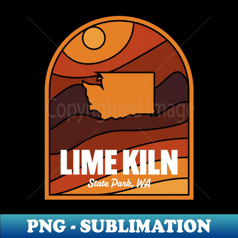 Lime Kiln State Park Washington - Artistic Sublimation Digital File