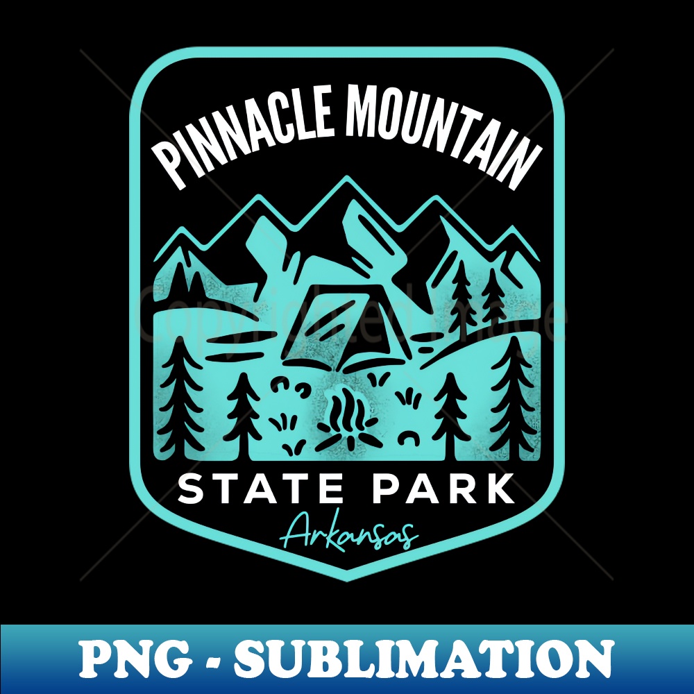 Pinnacle Mountain State Park Arkansas - Artistic Sublimation Digital File
