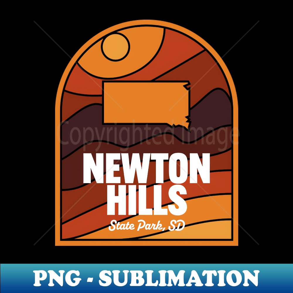 Newton Hills State Park South Dakota - Instant Sublimation Digital Download