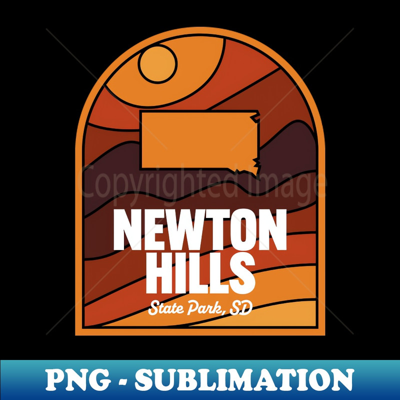 Newton Hills State Park South Dakota - Instant Sublimation Digital Download