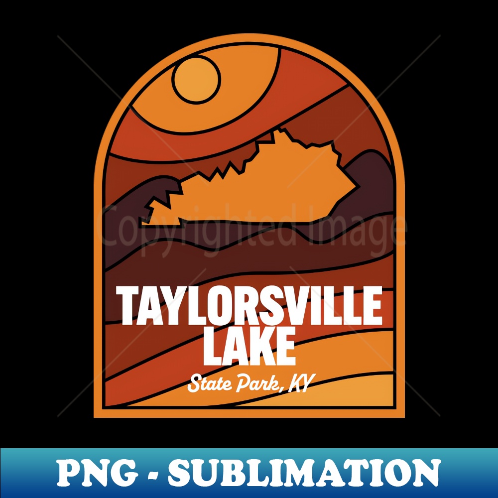 Taylorsville Lake State Park Kentucky 1 - Modern Sublimation PNG File
