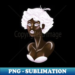 black girl sugar rose afro - png transparent sublimation design