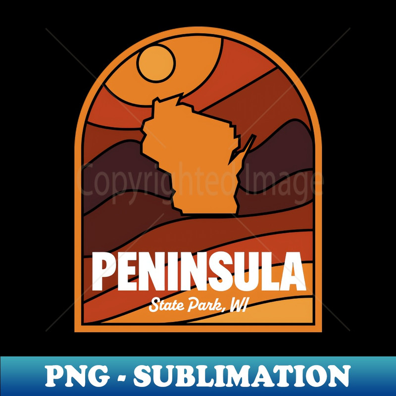 Peninsula State Park Wisconsin - Stylish Sublimation Digital Download