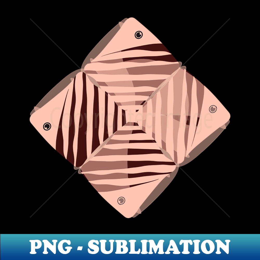 Terracotta rhombus - Vintage Sublimation PNG Download