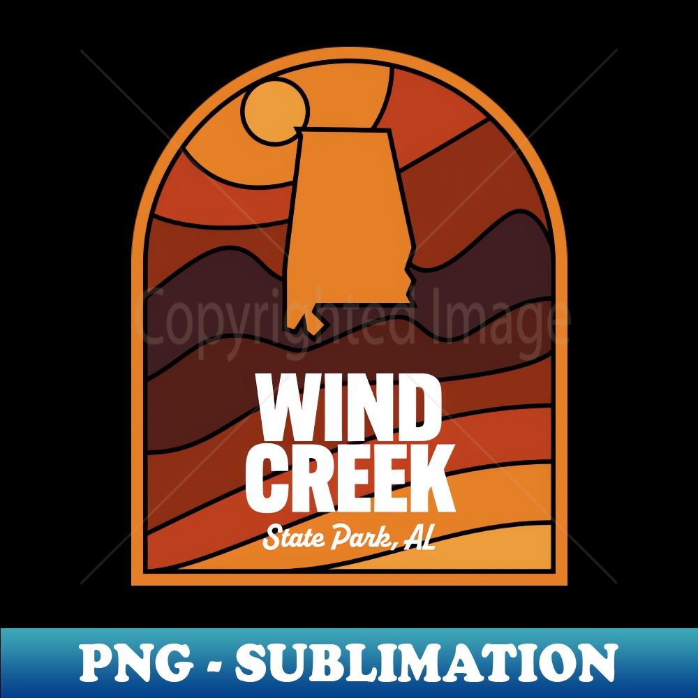 Wind Creek State Park Alabama 1 - Premium PNG Sublimation File