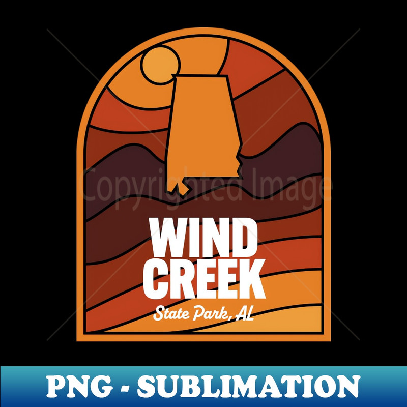 Wind Creek State Park Alabama 1 - Premium PNG Sublimation File