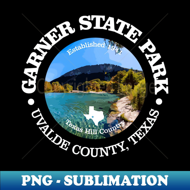 Garner State Park (SP) - Instant PNG Sublimation Download