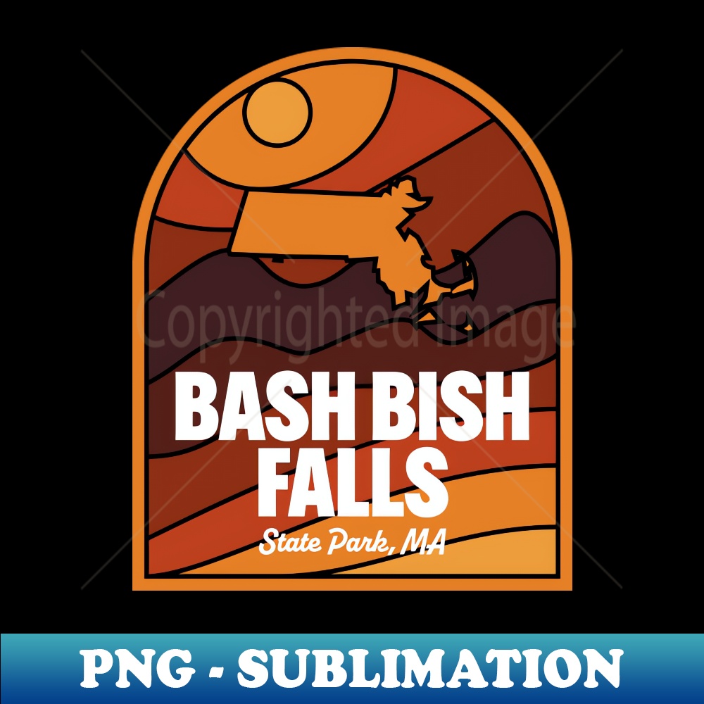Bash Bish Falls State Park Massachusetts - Artistic Sublimation Digital File