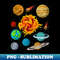 Astronomy Galaxy Planets Space Science Astronaut Solar System - PNG Transparent Sublimation File