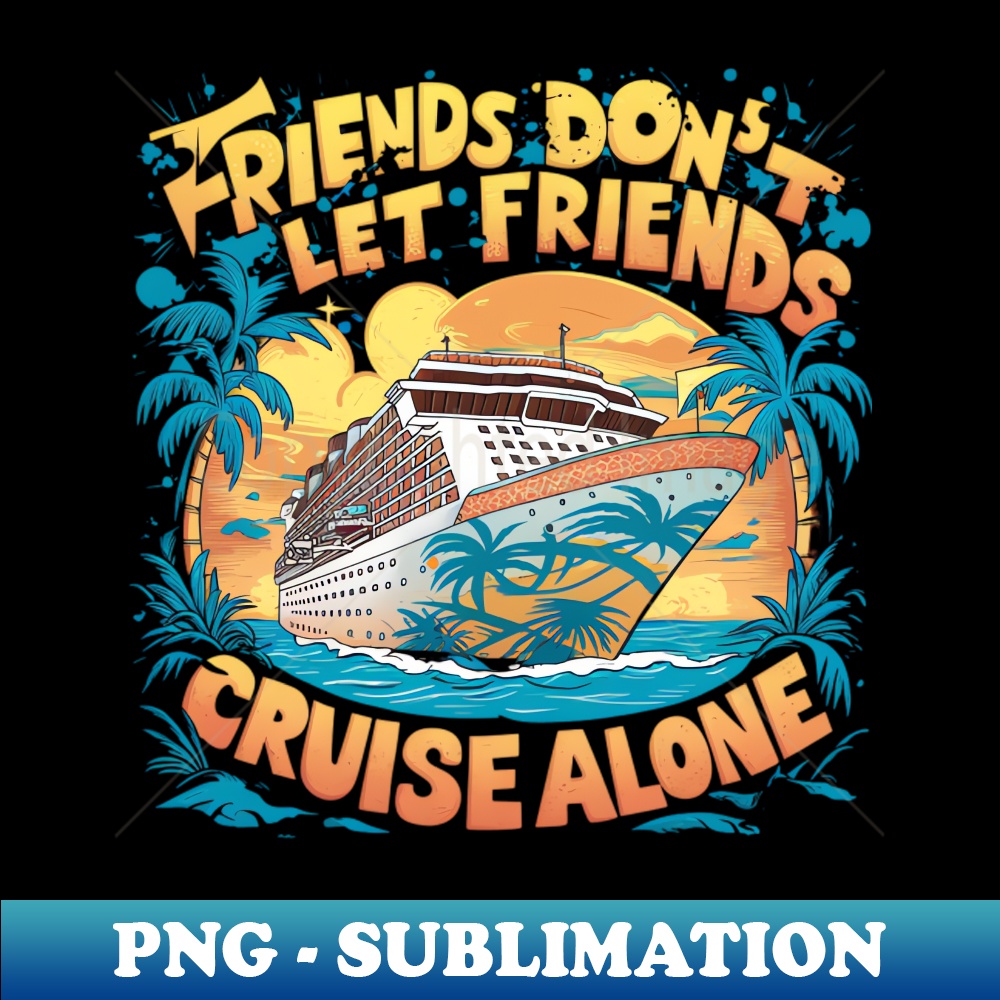 Squad Matching Cruise Ship Funny Friends Cruise Vacation - Trendy Sublimation Digital Download