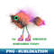 Powdery walking fish in sneakers - Sublimation-Ready PNG File