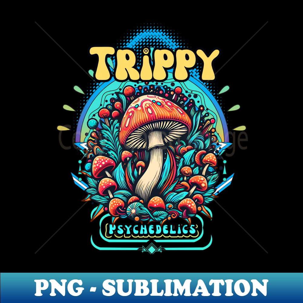 Trippy psychedelics - PNG Transparent Sublimation Design