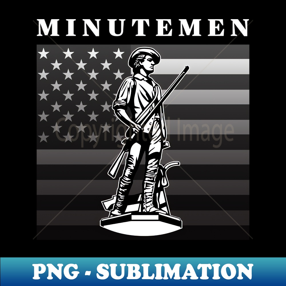 Minutemen 4th of July 1776 USA America - Premium Sublimation Digital Download
