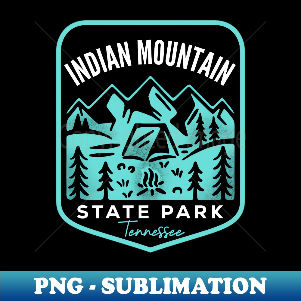 Indian Mountain State Park Tennessee - Stylish Sublimation Digital Download