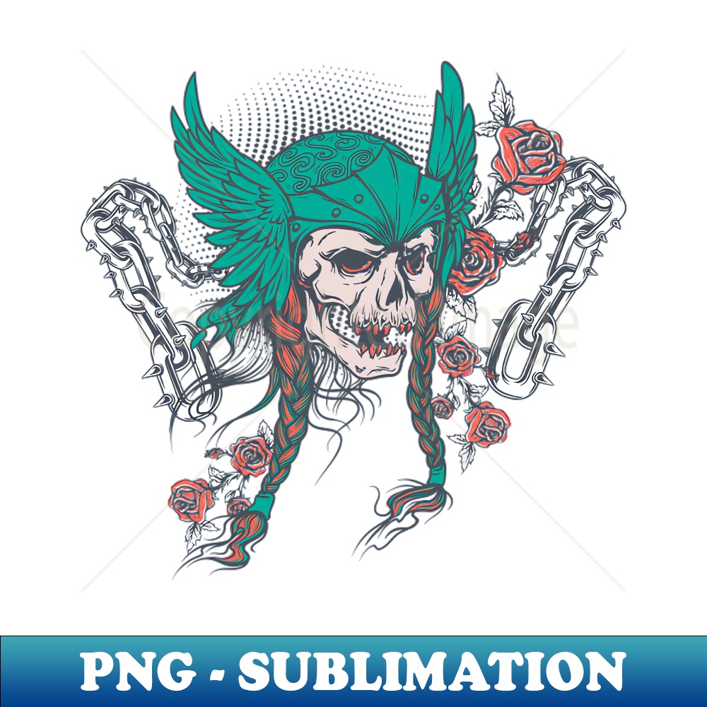 Viking helmet skull warrior - Creative Sublimation PNG Download