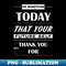 Do something today that your future self will thank you for #2 - Retro PNG Sublimation Digital Download
