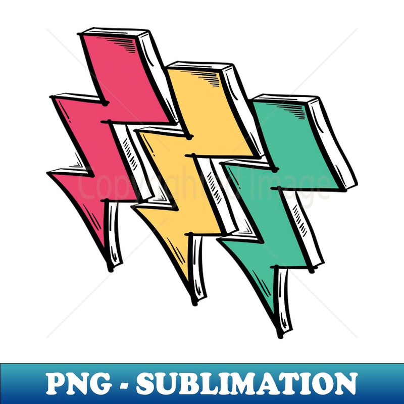 lightning - Artistic Sublimation Digital File