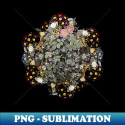 vintage pink sweetbriar roses flower wreath - png transparent sublimation design