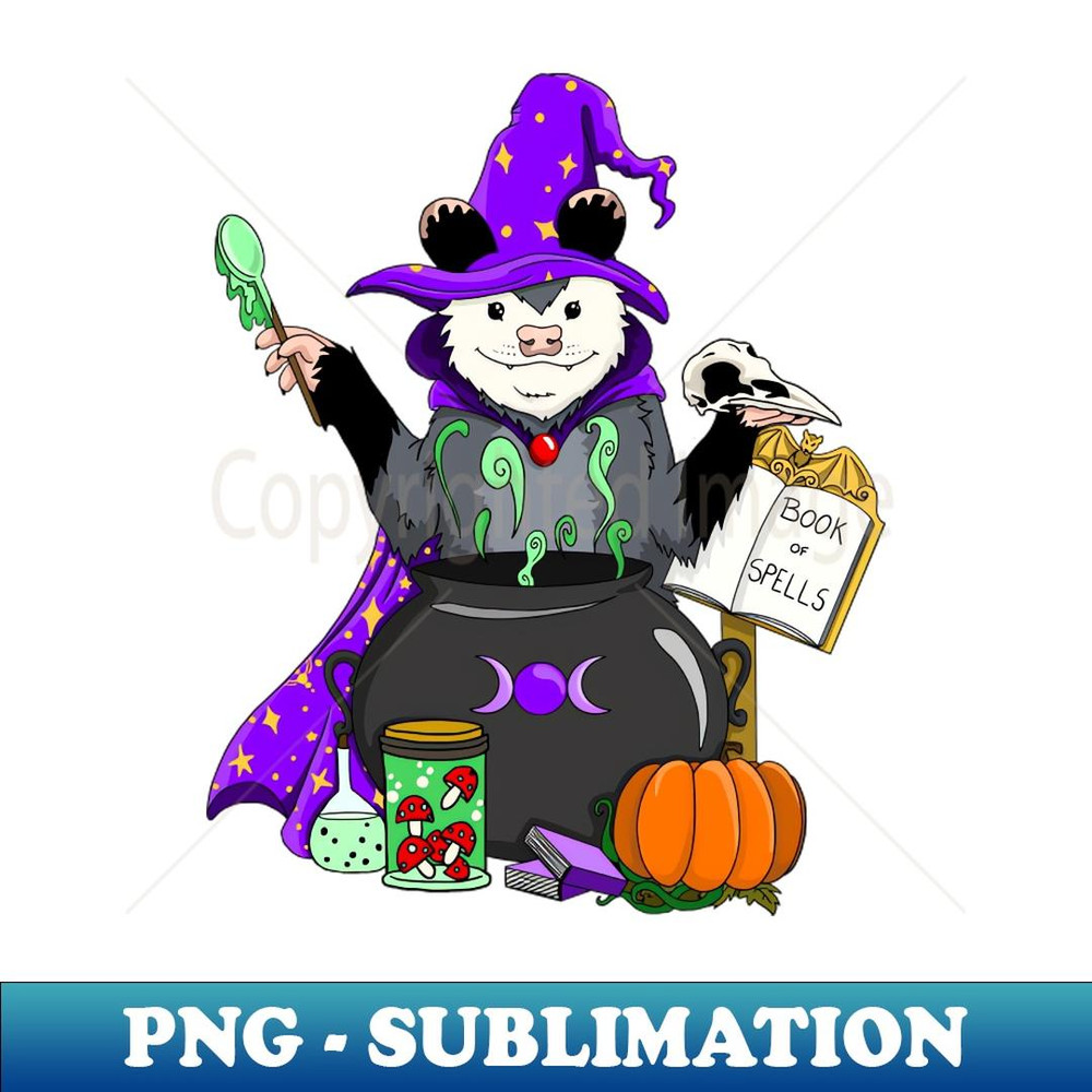 Wizard opossum 1 - Elegant Sublimation PNG Download