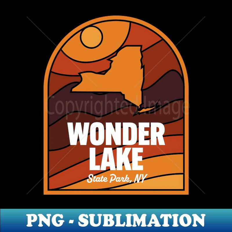 Wonder Lake State Park New York 1 - Aesthetic Sublimation Digital File