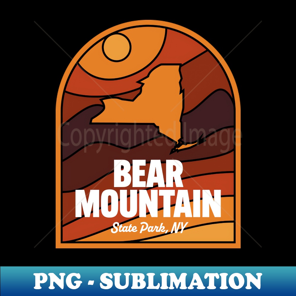 Bear Mountain State Park New York - Professional Sublimation Digital Download