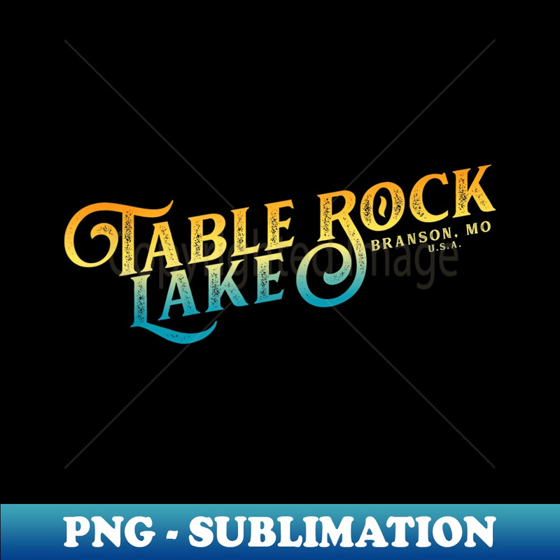 Table Rock Lakes, Missouri - High-Resolution PNG Sublimation File
