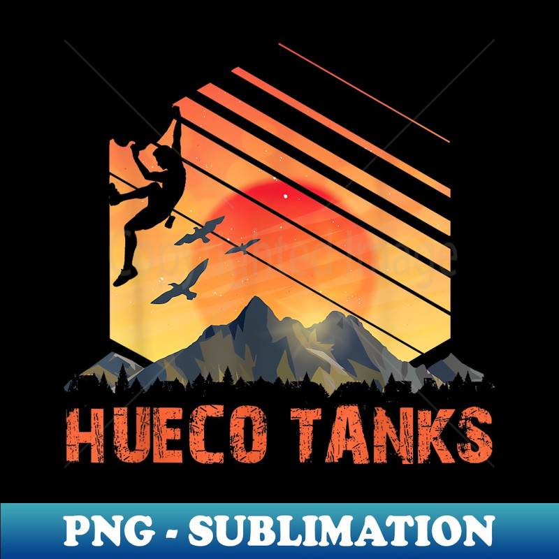 Hueco Tanks - Bouldering Climbing Rock Climbing Hueco Tanks - Trendy Sublimation Digital Download