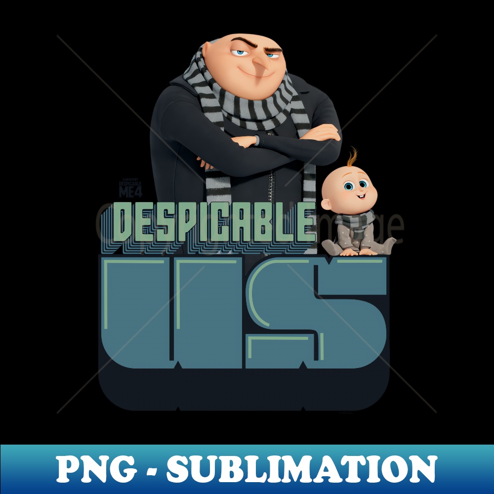 Minions Despicable Me 4 Despicable Us - Digital Sublimation Download File