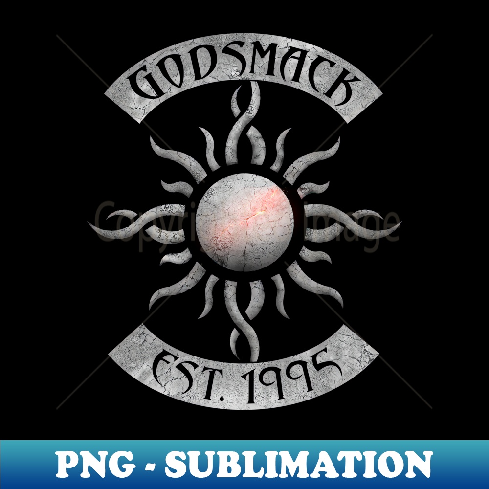 Godsmack u2013 Legends Sun Rocker On Navy - Modern Sublimation PNG File