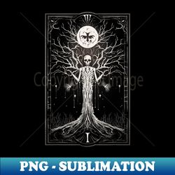 afterlife tarot card halloween custom graphic s - artistic sublimation digital file