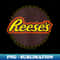 Reese's Peanut Butter Cup Outline Highlight Logo - Creative Sublimation PNG Download