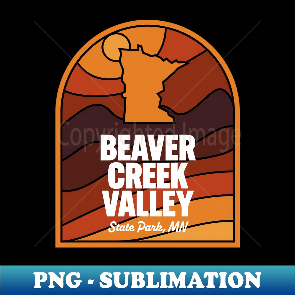 Beaver Creek Valley State Park Minnesota - Signature Sublimation PNG File
