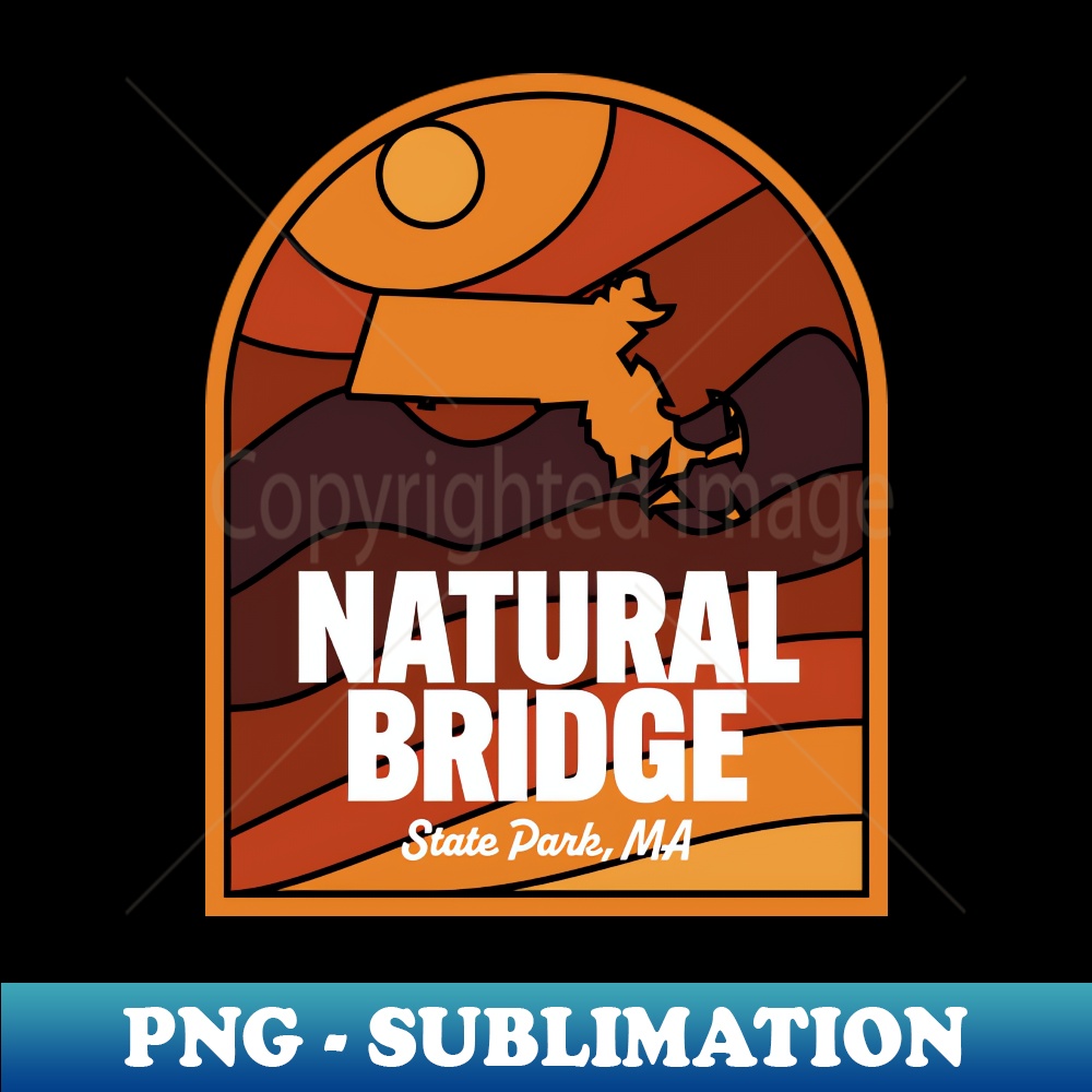 Natural Bridge State Park Massachusetts - Premium Sublimation Digital Download
