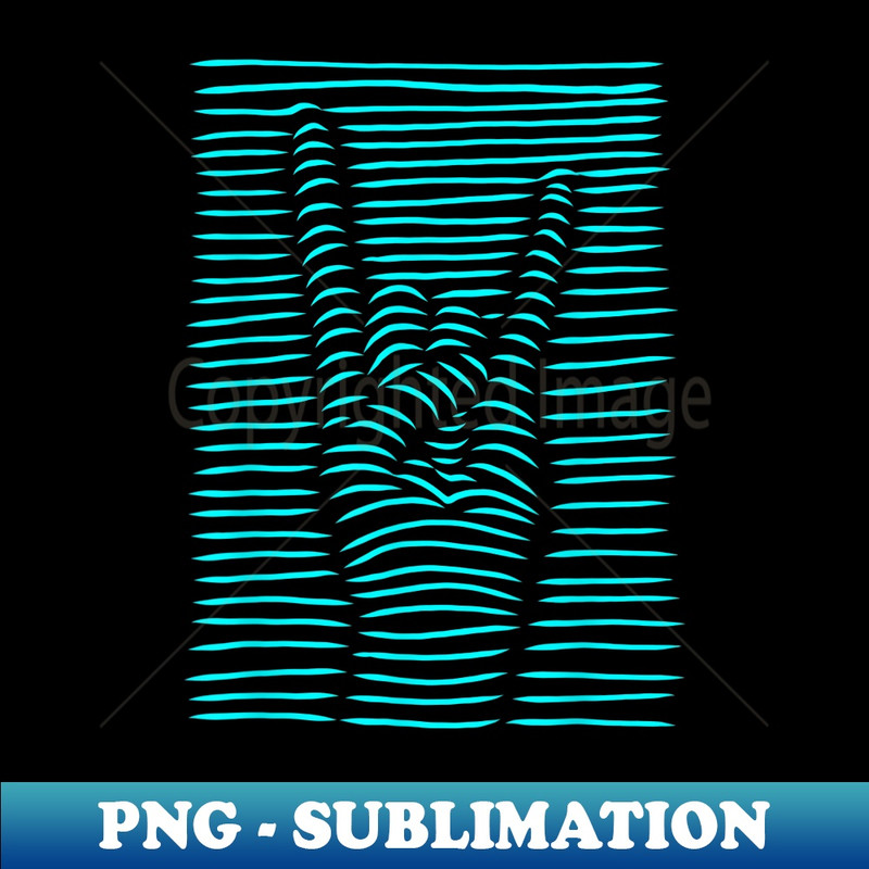 Rock On Turquoise Rock And Roll Hand For Music Lover - Creative Sublimation PNG Download