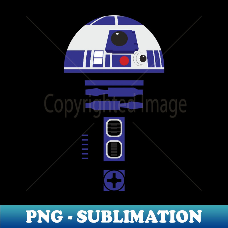 Star Wars Halloween Simple R2-D2 Costume - Special Edition Sublimation PNG File