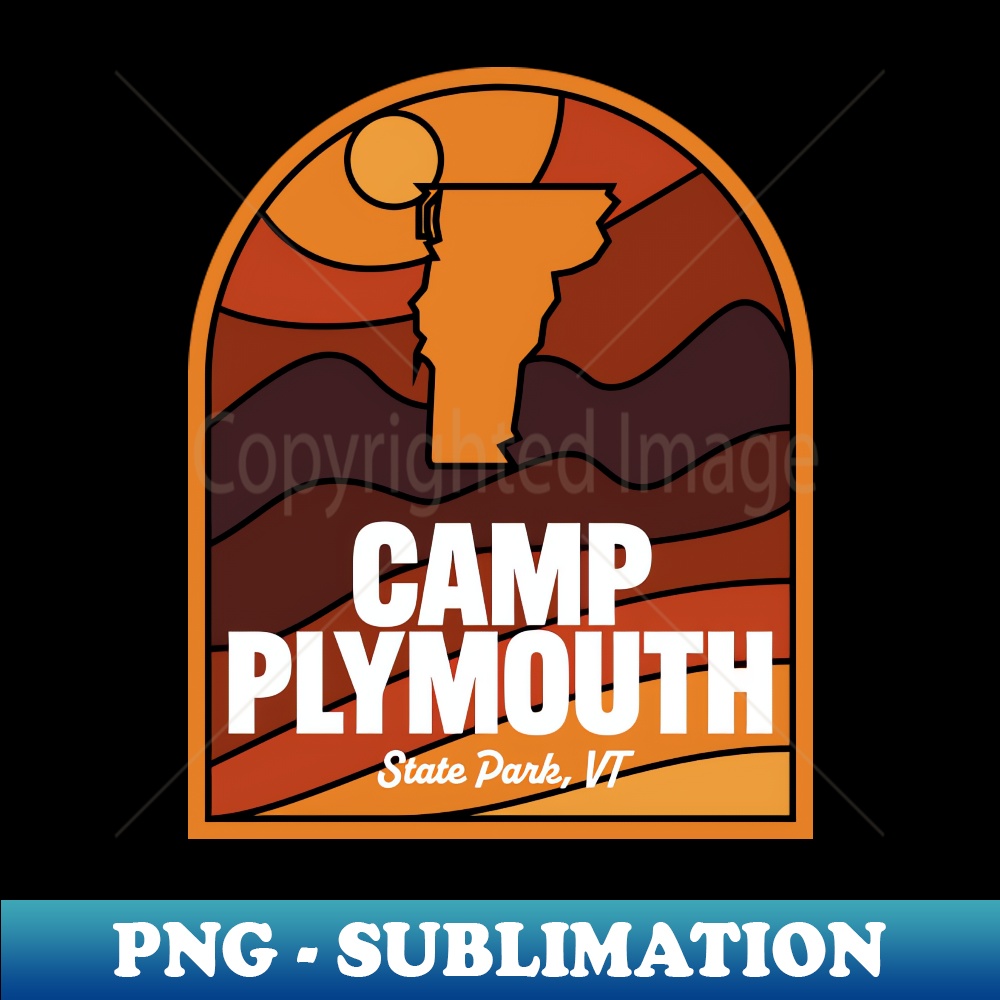 Camp Plymouth State Park Vermont - Premium Sublimation Digital Download