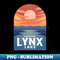 Lynx Lake AZ Retro Sunset - Signature Sublimation PNG File