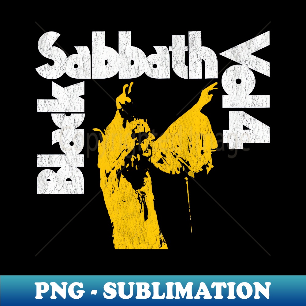Black Sabbath Vol 4 - Elegant Sublimation PNG Download