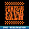 Pumpkin Patch Crew Toddler Boy Groovy Girl Retro Halloween - Exclusive PNG Sublimation Download
