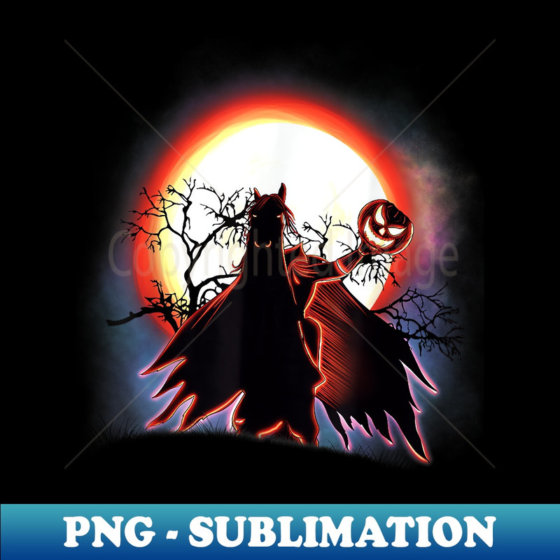 Spooky Headless Horseman Halloween Cool Sleepy Hollow - Trendy Sublimation Digital Download