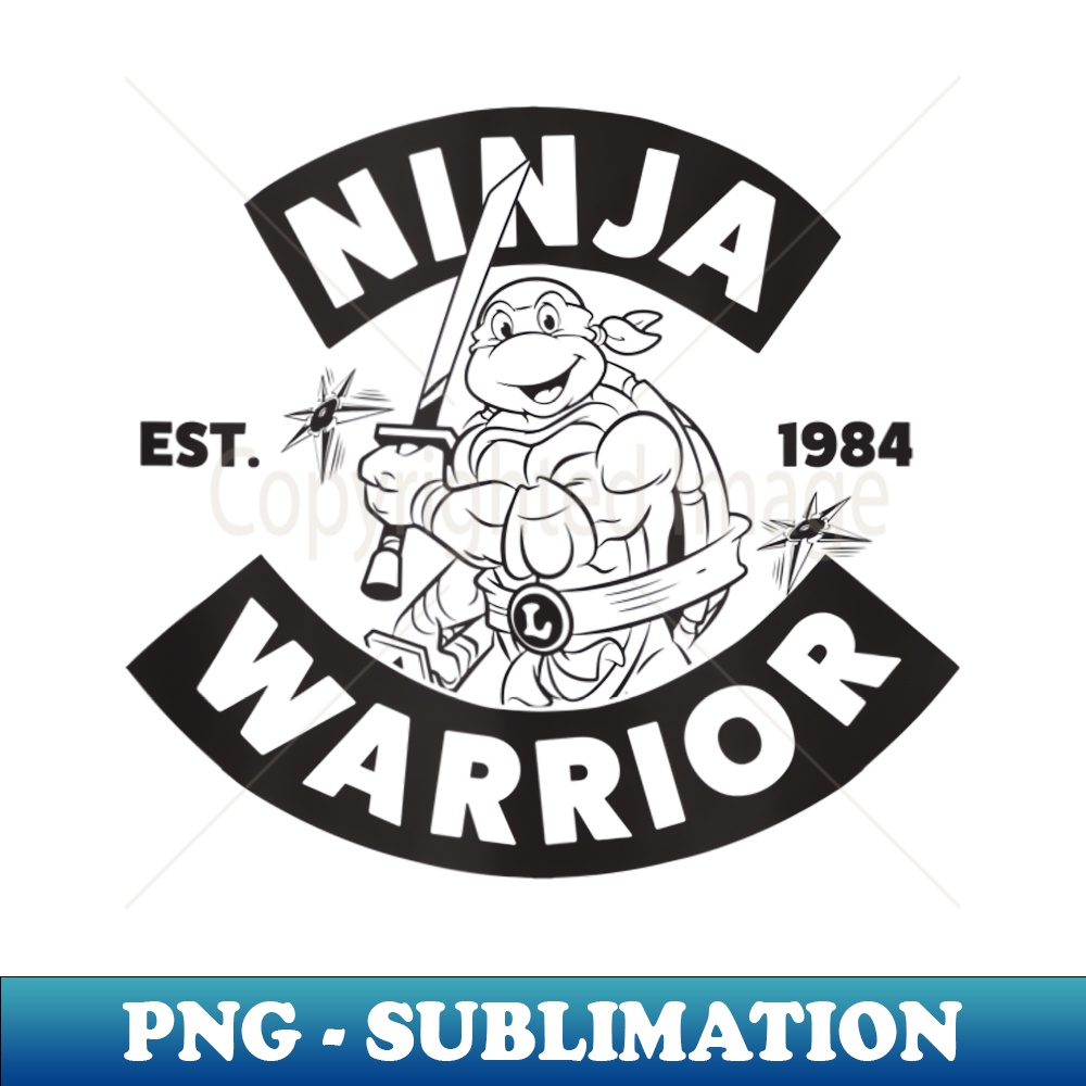 Amazon Essentials nage Mutant Ninja Turtles Leonardo Ninja Warrior - Signature Sublimation PNG File