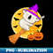 Cute Halloween Koala Bear With Full Moon Broomstick Pumpkin - High-Quality PNG Sublimation Download
