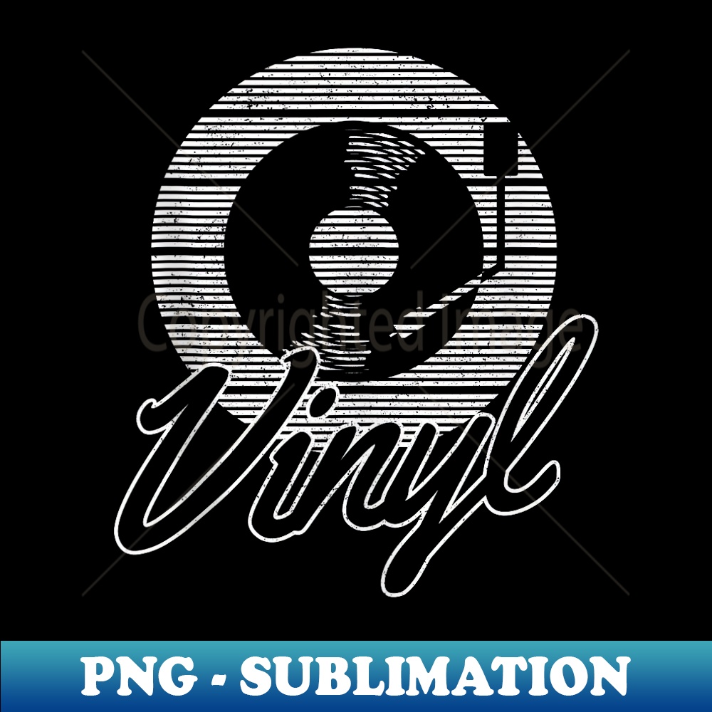 Vinyl Record Collector Vintage Retro Music LP DJ - High-Quality PNG Sublimation Download